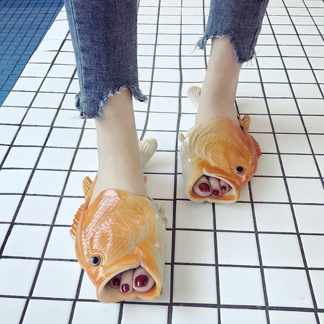 fish slippers