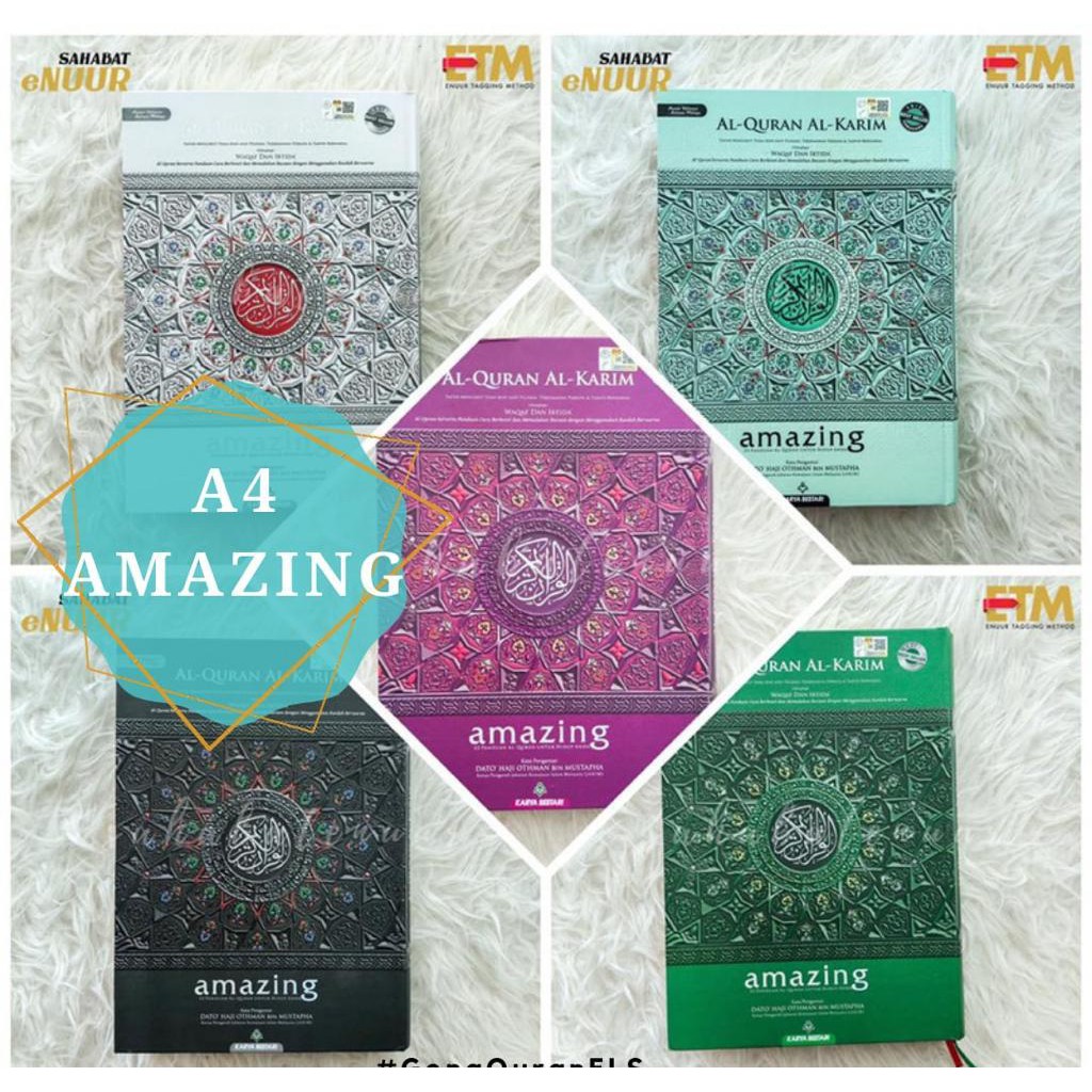 Buy Al-Quran Amazing Quran Time (Size A4 ,Quran Besar , Quran 