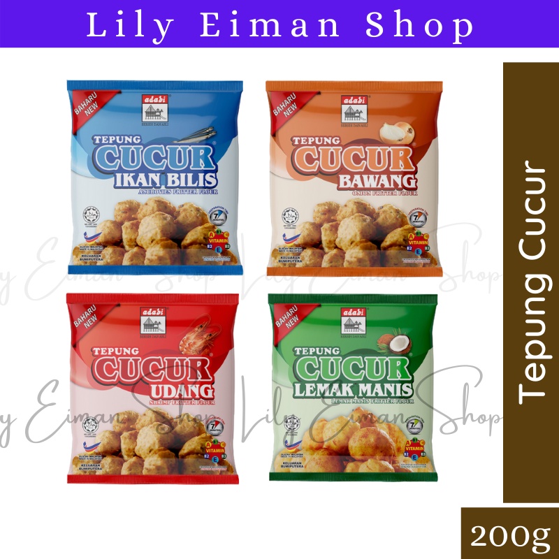 ADABI Tepung Cucur 130g & 200g  Shopee Malaysia