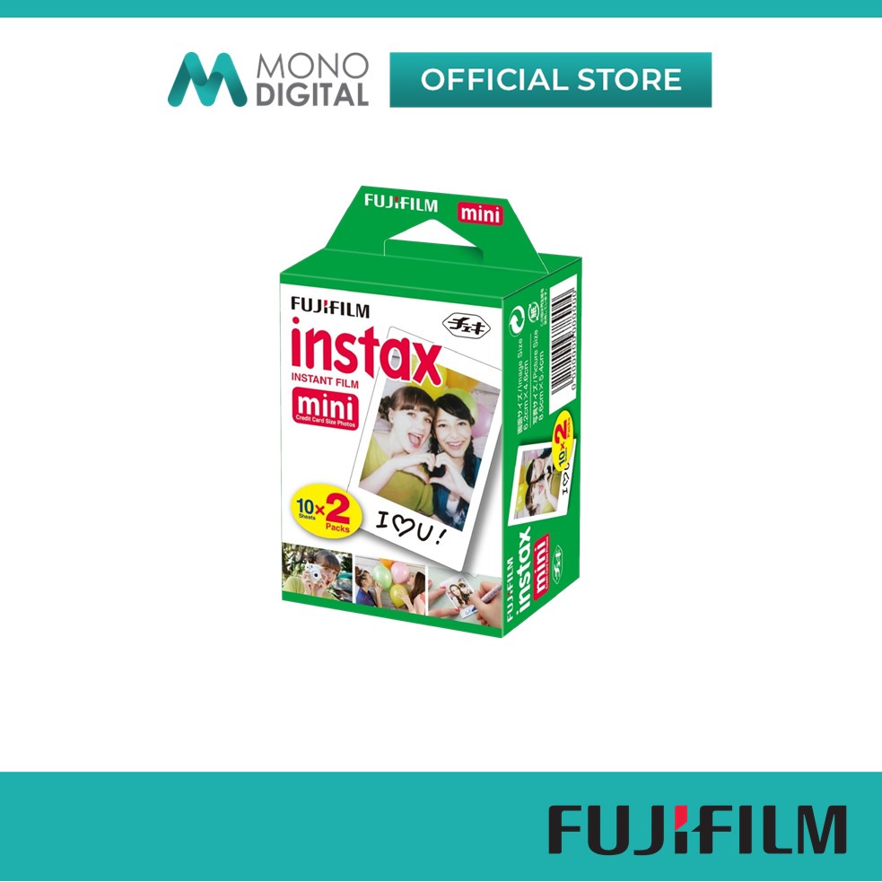 Fujifilm Instax Mini Film Instant Camera Film Instax Film Twin Pack (20Sheets / 40Sheets / 60Sheets / 80Sheets / 100Sheets) [Expiry Year: 2023] (1 year warranty by FUJIFILM MALAYSIA)