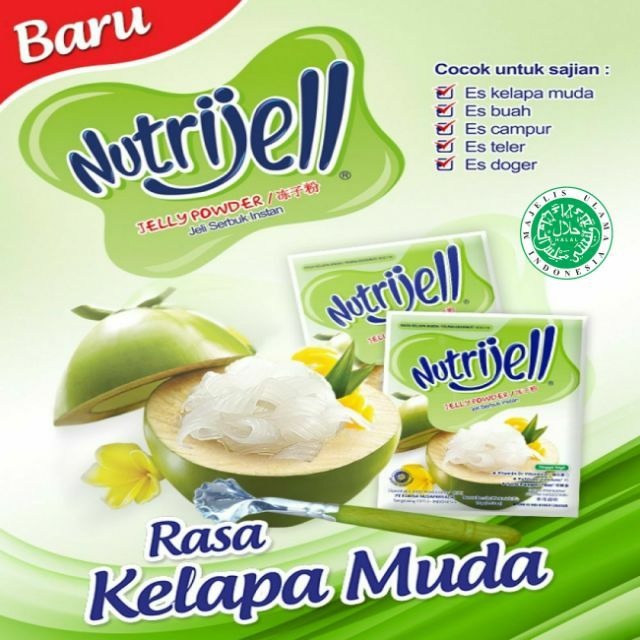 1 Pcs Nutrijell Serbuk Agar Agar Jelly Powder Kelapa Muda 15g Shopee Malaysia
