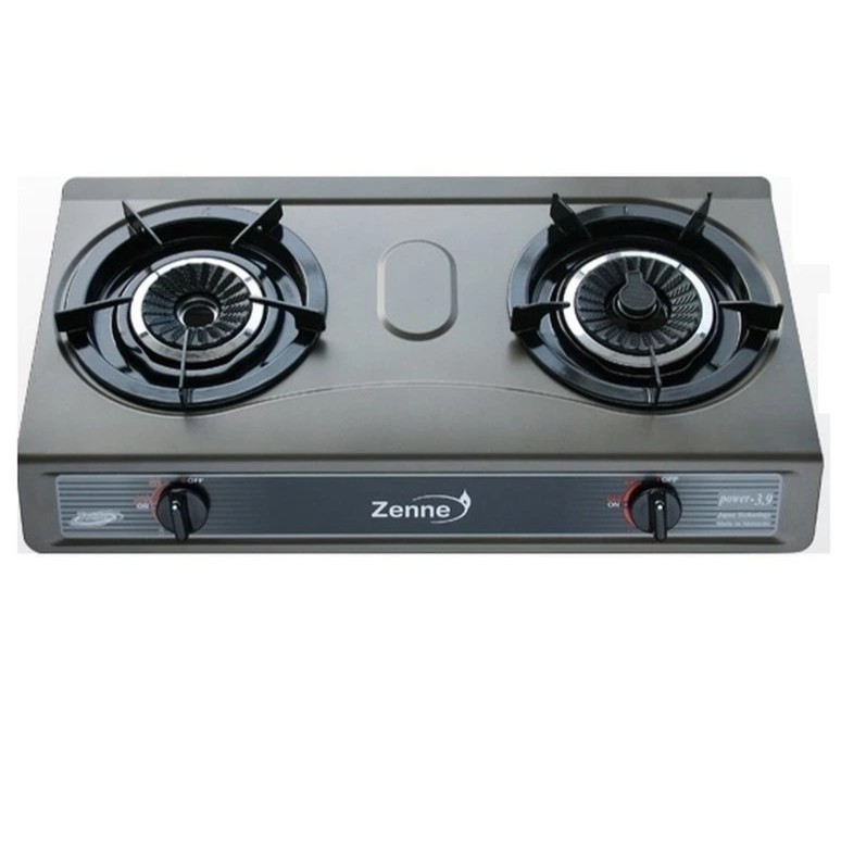 ZENNE Double Burner Gas Cooker KGS301CB Shopee Malaysia