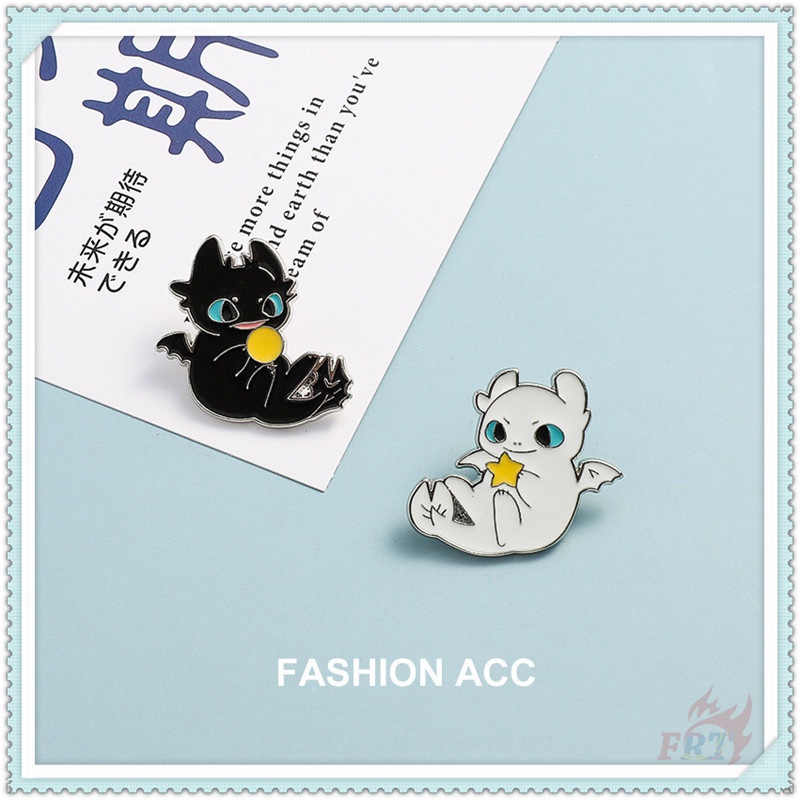 ★ How to Train Your Dragon Series 02 Brooches ★ 1Pc Cartoon Creative Doodle Enamel Pins Backpack Button Badge Brooch