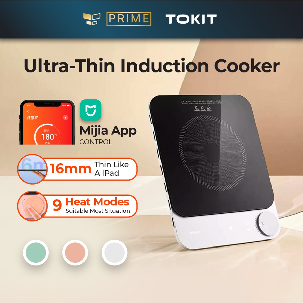 TOKIT UltraThin Induction Cooker Thinnest Kitchen Appliance Quick Meal