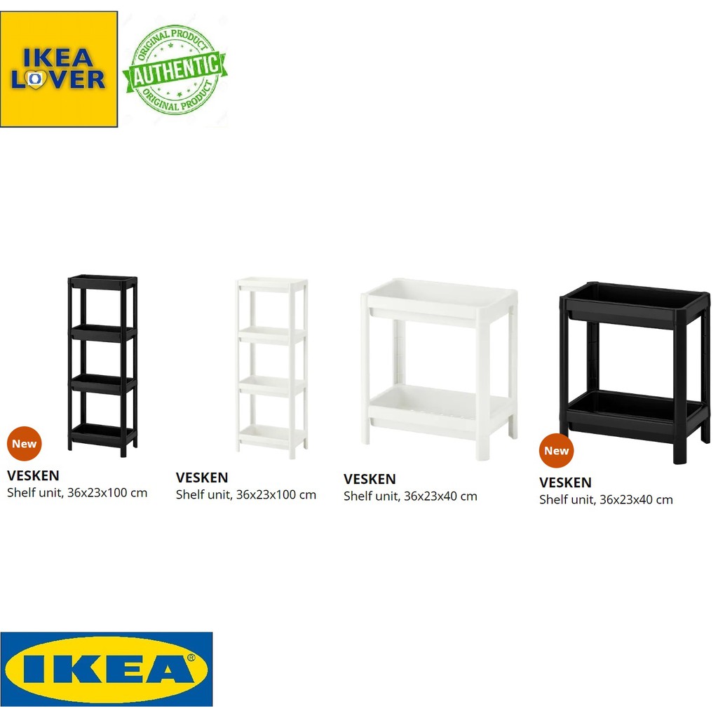 IKEA VESKEN Shelf unit / Rak bertingkat Ikea / Bathroom / Toilet Shelf