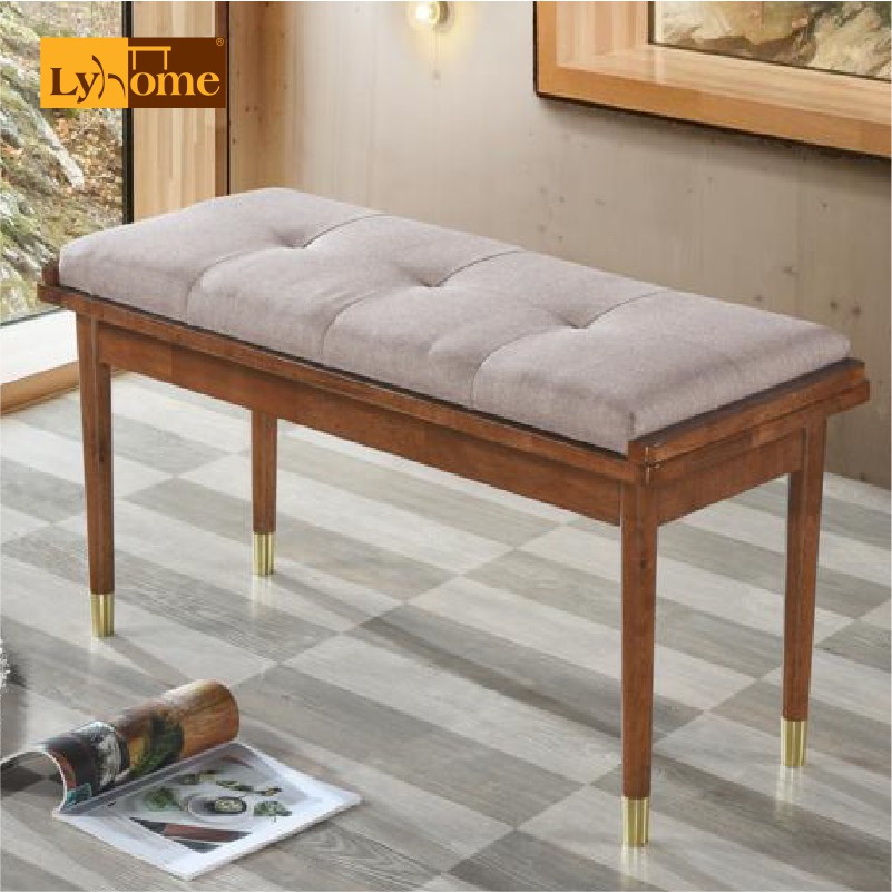 LYHOME|FANCY 103|Long Stool/long bench with cushion/Dresser Stool