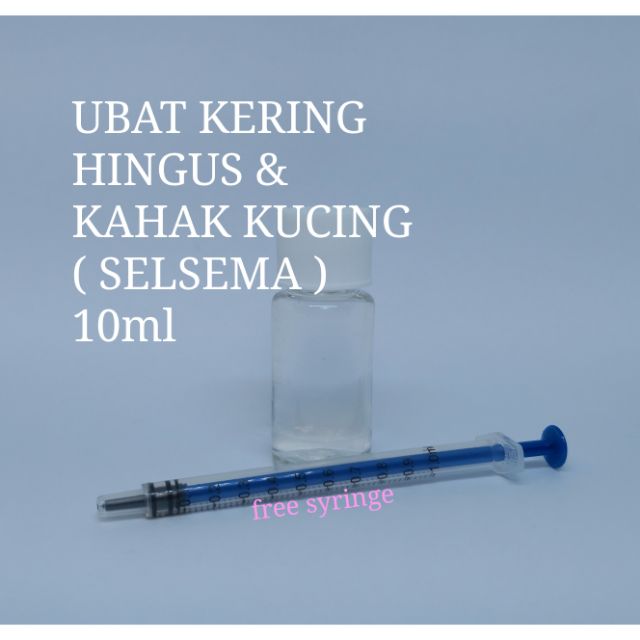 (FREE Syringe) Ubat Kering Hingus & Kahak Kucing & Anjing Haiwan ...