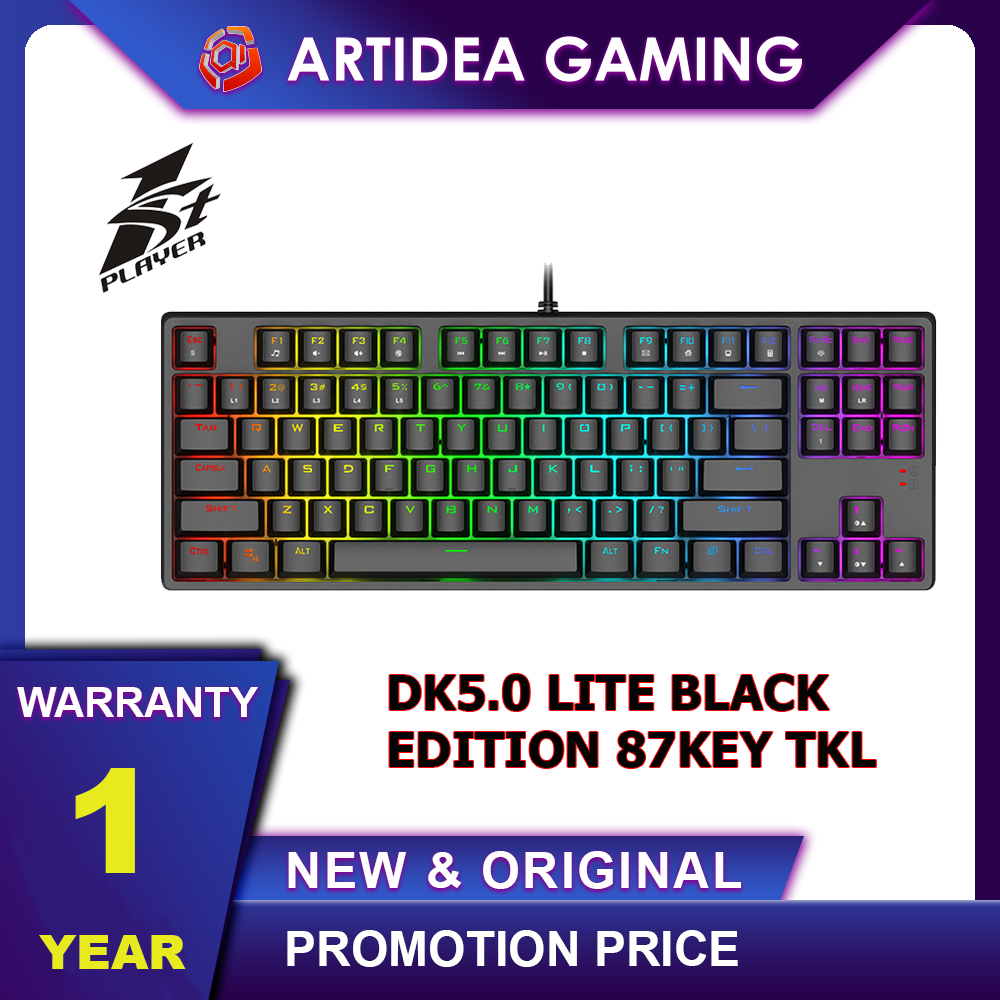 1ST PLAYER DK5.0 / DK5.0 II LITE TKL RGB GAMING MECHANICAL KEYBOARD ...