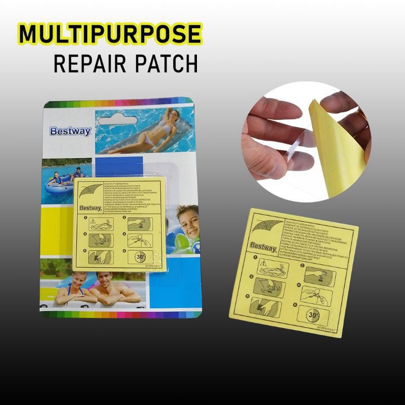 🔥 READY STOCK 🔥 1 PCS BESTWAY REPAIR PATCH/ REPAIR KIT/ PENAMPAL KOLAM