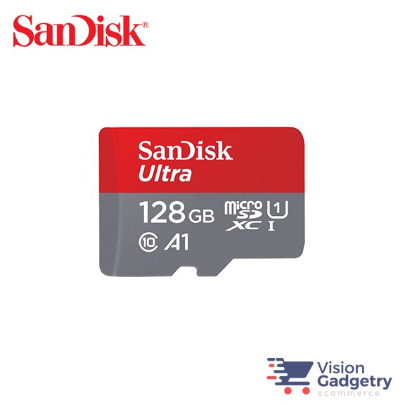 Sandisk Ultra Class 10 Micro Sd Card 1mbs 98mbs A1 16gb 32gb 64gb 128gb Shopee Malaysia