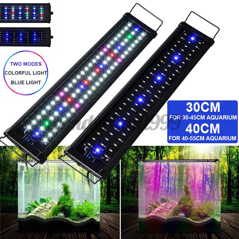 30120cm Colorful Aquarium LED Lights Full Spectrum Fish Tank Lighting