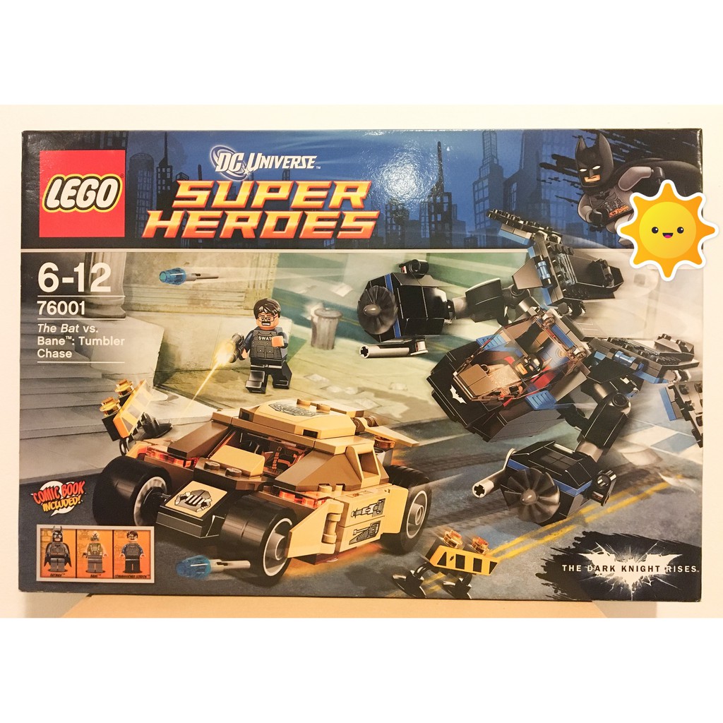 Lego 76001 THE BAT vs. BANE: TUMBLER CHASE DC Universe Super Heroes ...