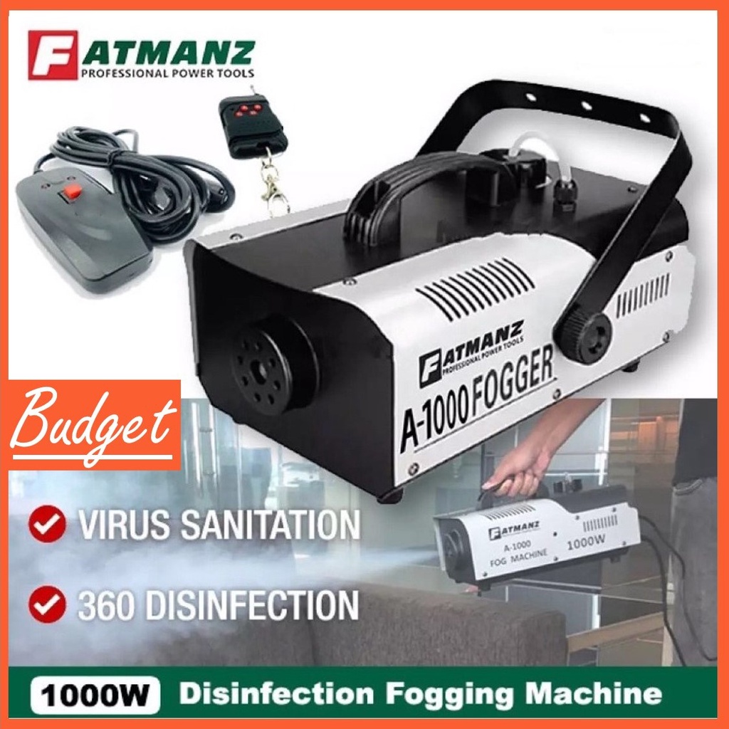 Fatmanz A1000 Disinfection Fogging Machine 1000W + Disinfectant ...