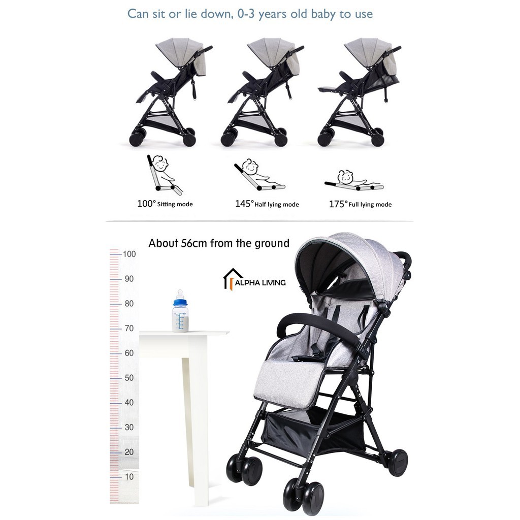louis le petit lightweight stroller