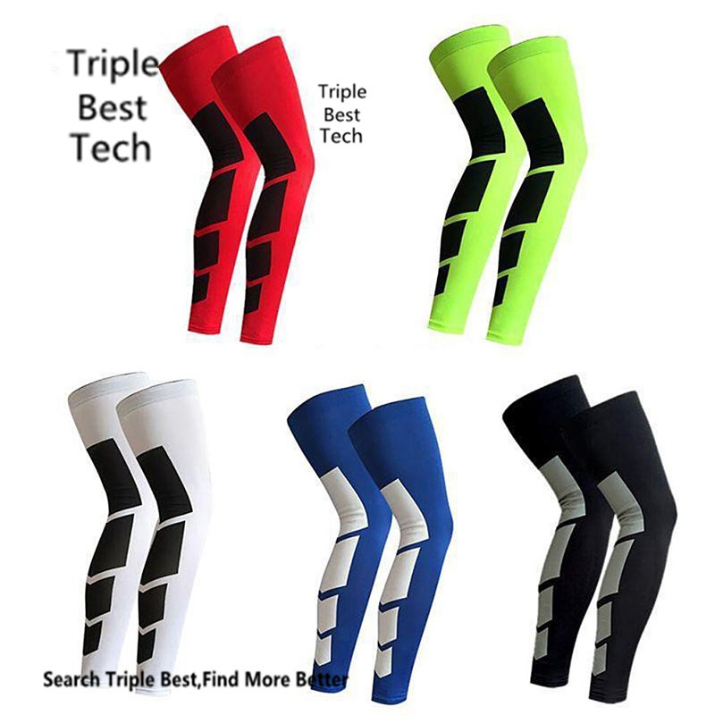 Sporting Elastic Knee Pad Leg Support Socks Long Sleeve Guard Protector Gear