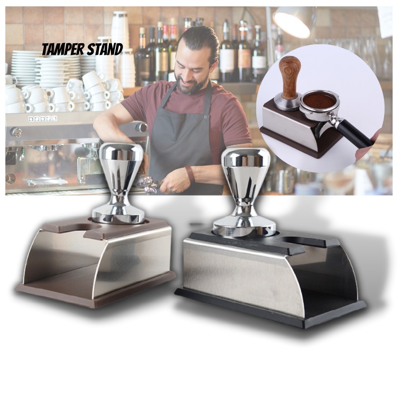 [Ready Stock] Espresso Tamper Stand Espresso Tamping Station Barista
