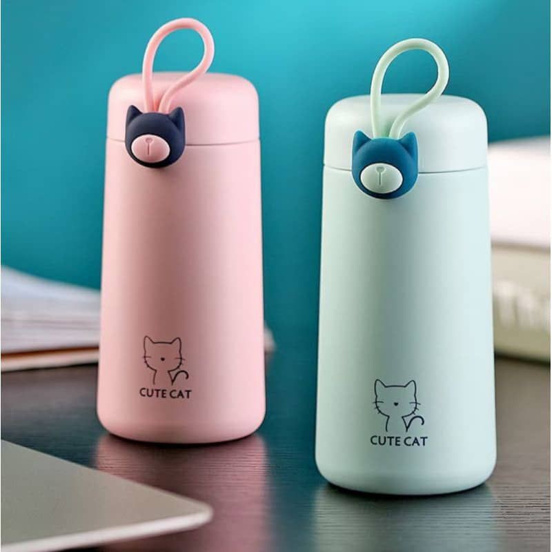 Korean Cool Fashion Thermal Bottle Vacuum Thermos Flask Bottles Water bottle wind modern cute