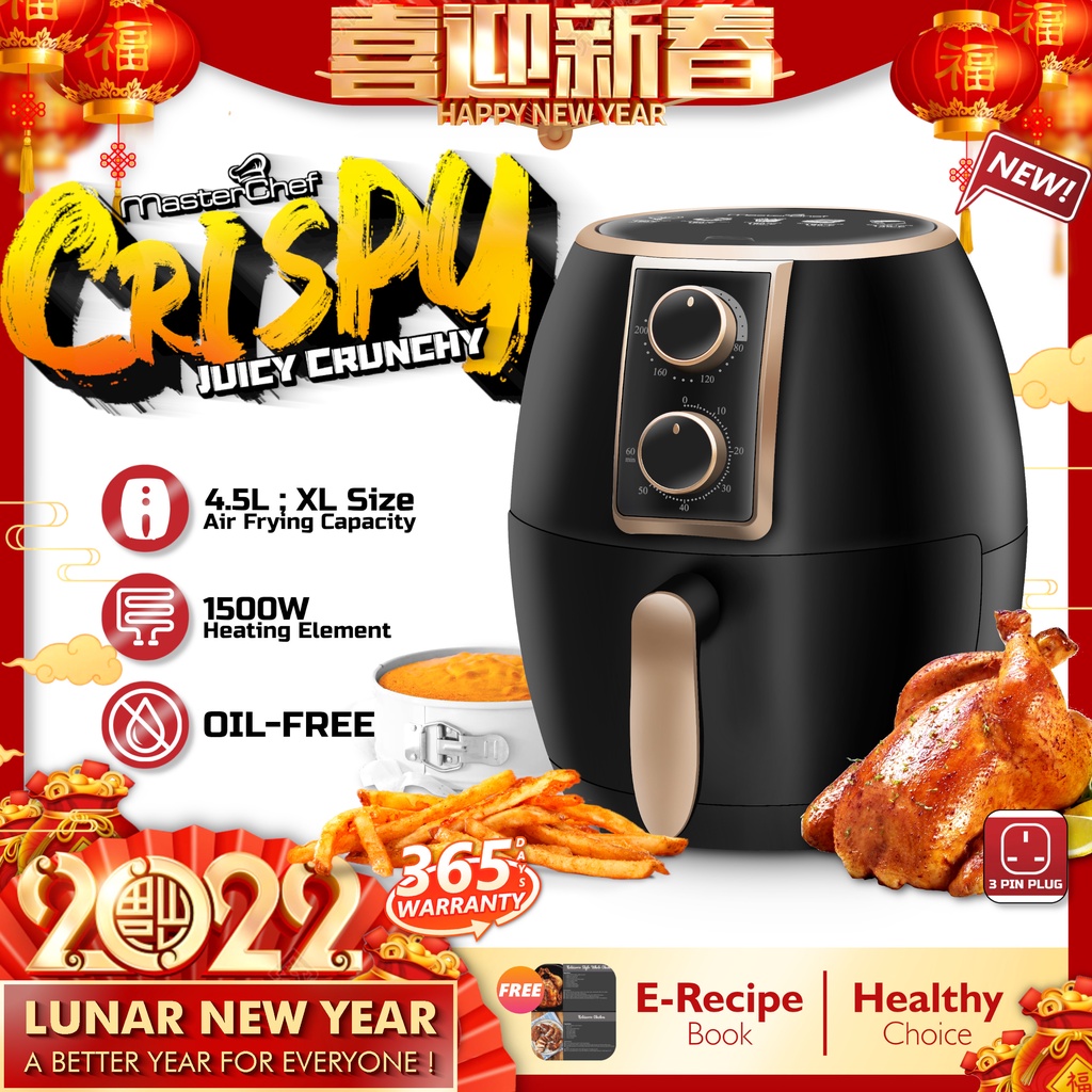 Midea 5.5L Digital Air Fryer with 8 Preset Functions and Rapid Air  Technology