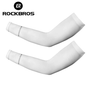 RockBros UV Protection Cycling Outdoor Sport Cooling Arm Sleeves Cover #2