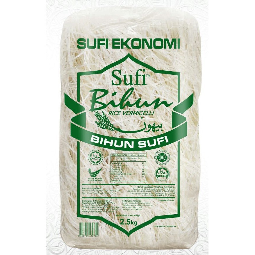  Bihun Sufi  Ekonomi 2 5kg Borong Shopee Malaysia