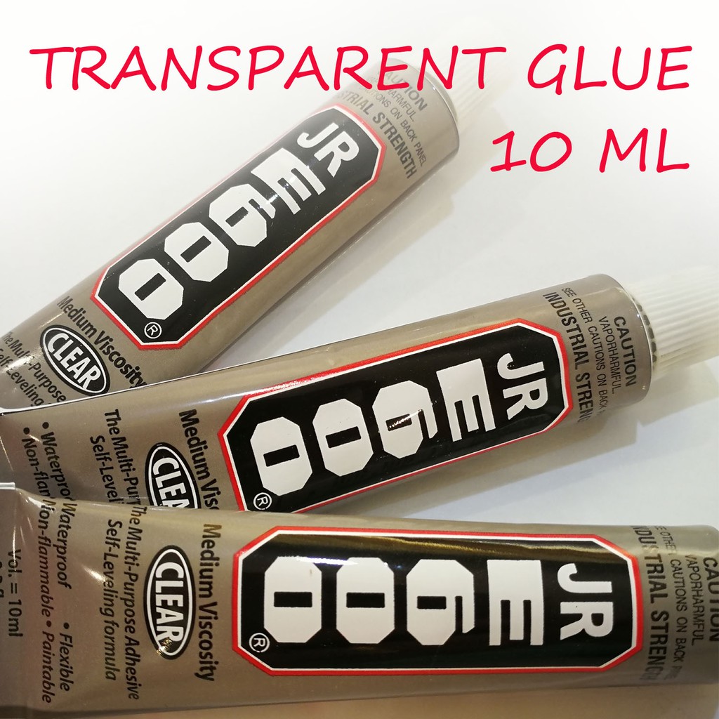 Transparent Glue Jre600 Glue Adhesive Glue E6000 Jre600 Clear For Bling Case Fabric Glue Shopee Malaysia