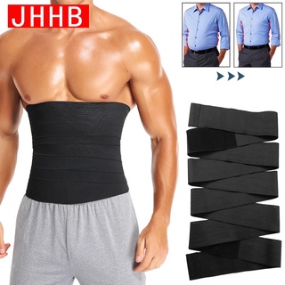 【In Stock】Mens Waist Trainer Male Abdomen Reducer Slimming Belt Body Shaper Snatch Me Up Bandage Wrap Waist Corset