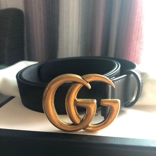 Gucci belt original hand Shopee Malaysia