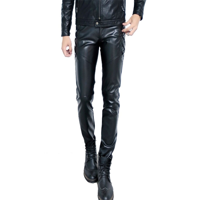 leather tracksuit mens