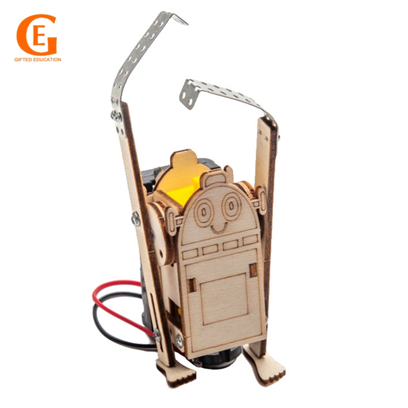 GIFTED EDUCATION DIY Electric Rope Climbing Robot Kids Assemble Science Toy STEM Physics Experiment Kit School Project