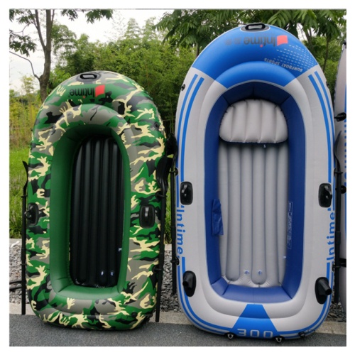 Inflatable Boat 2/4 Person PVC Rubber Inflatable Boat Thick Portable