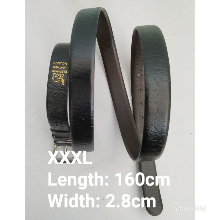 elephant leather belt