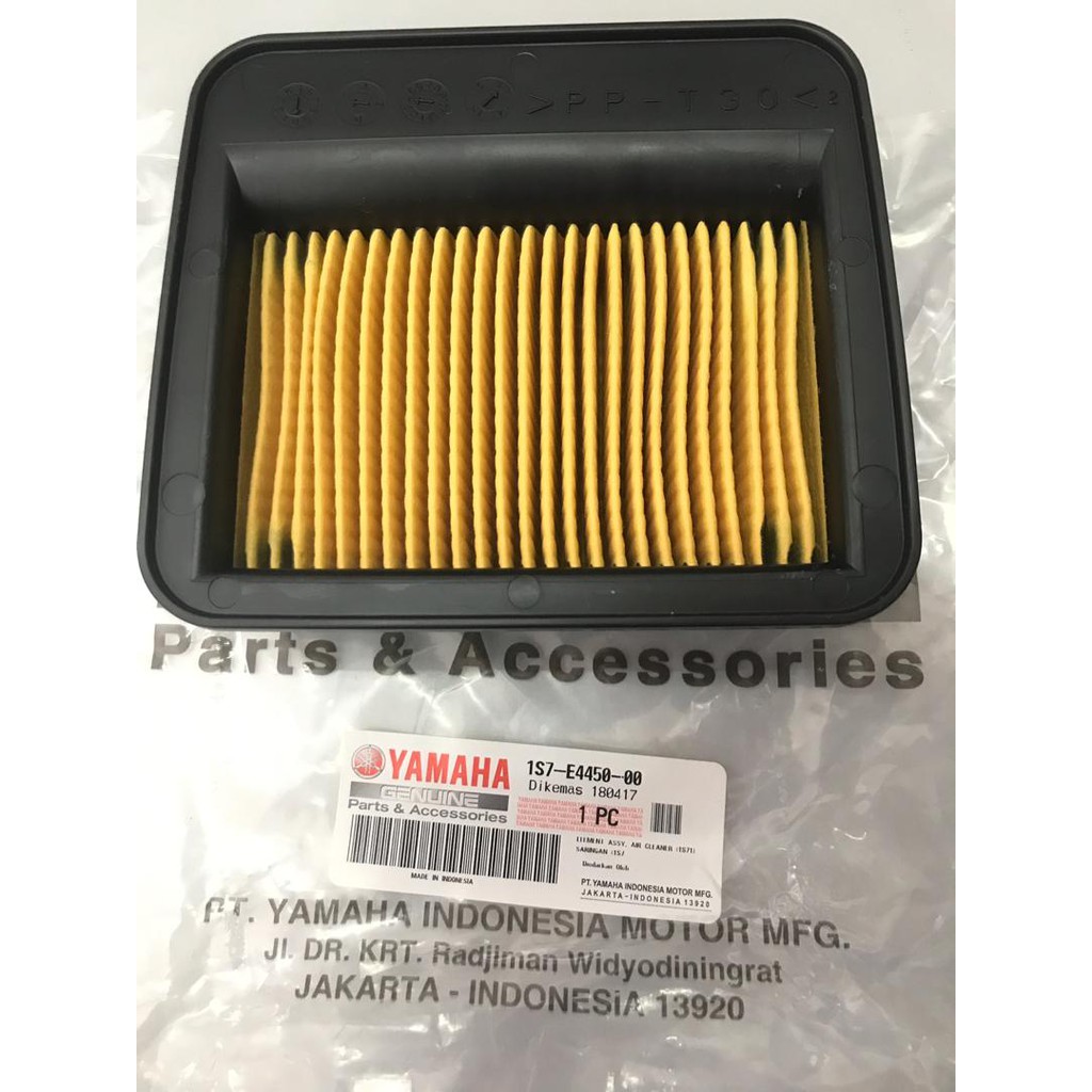 LC135 AIR FILTER ORIGINAL100YAMAHA LC135 V1 V2 V3 V4 V5 V6 V7 AIR FILTER 1S7E445000 Shopee