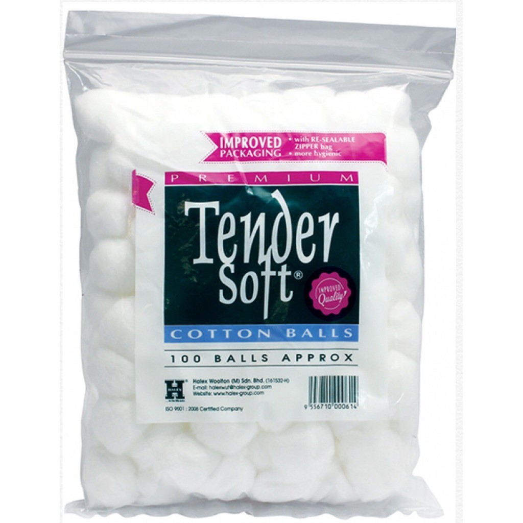Tender Soft Cotton Balls 100's Shopee Malaysia