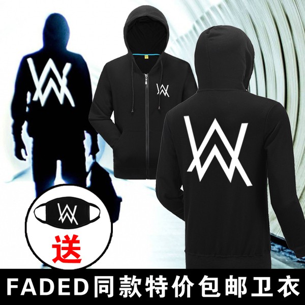 alan walker hoodie shopee