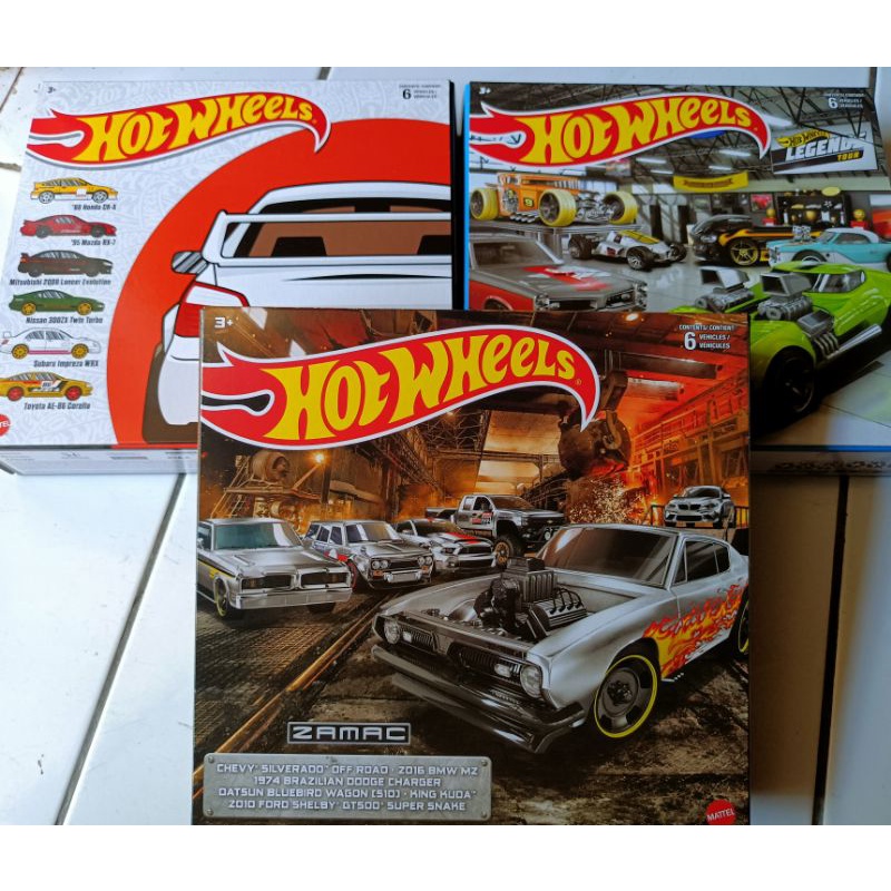 Hot Wheels Legend JDM Zamac Six Pack In Presentation Box Selections