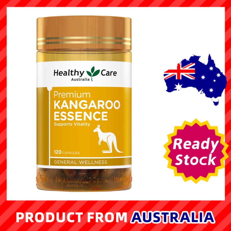 Healthy Care Kangaroo Essence 120 Capsules Supports Vitality Men Supplement