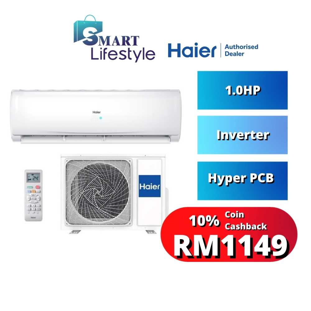 Haier R32 Inverter Air Conditioner HSU10VTK21 / HSU13VTK21 / HSU