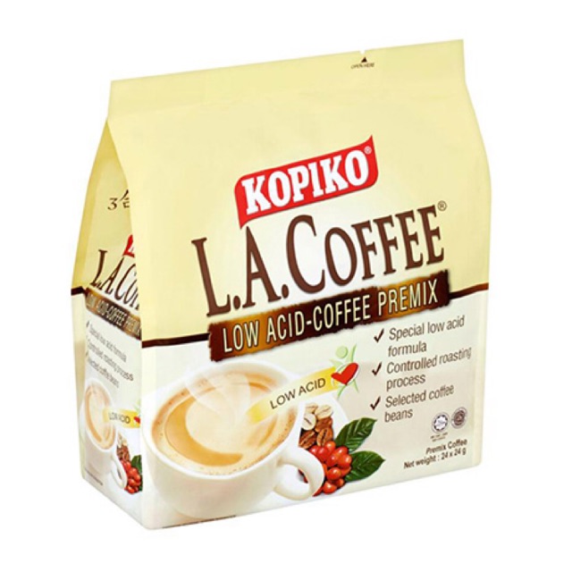 Kopiko LA COFFEE LOW Acid Premix L.A White Shopee Malaysia