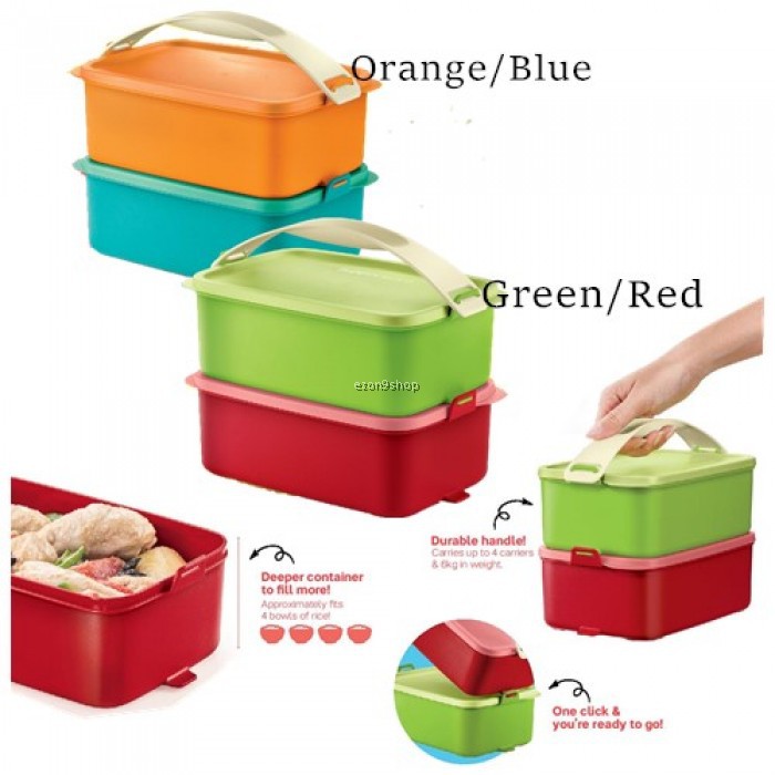 Tupperware click to go lunch box with handle Shopee Malaysia