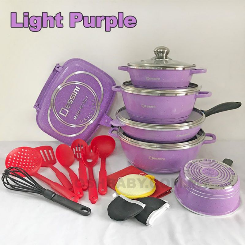 DESSINI 23pcs Cookware Set Limited Edition Shopee Malaysia
