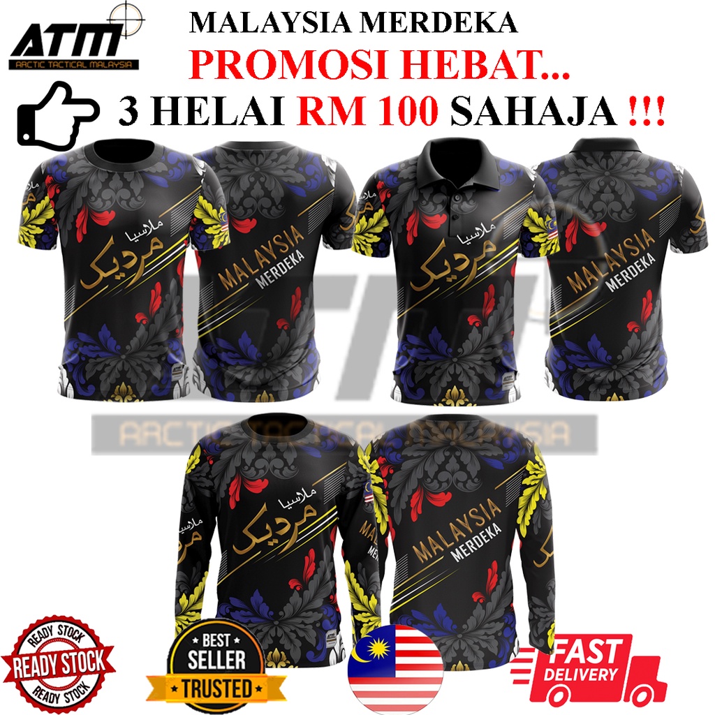 Arctic Tactical Malaysia TShirt Malaysia Merdeka 2022 Sublimation