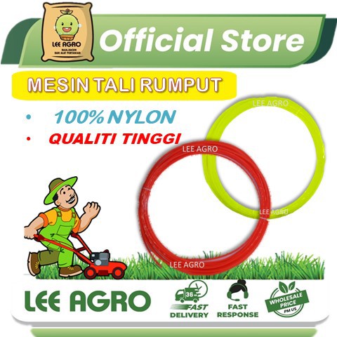 80G (+/-) TALI MESIN RUMPUT(NYLON) / GRASS TRIMMER SQUARE LINE/ TALI POTONG RUMPUT MESIN/ GRASS STRING