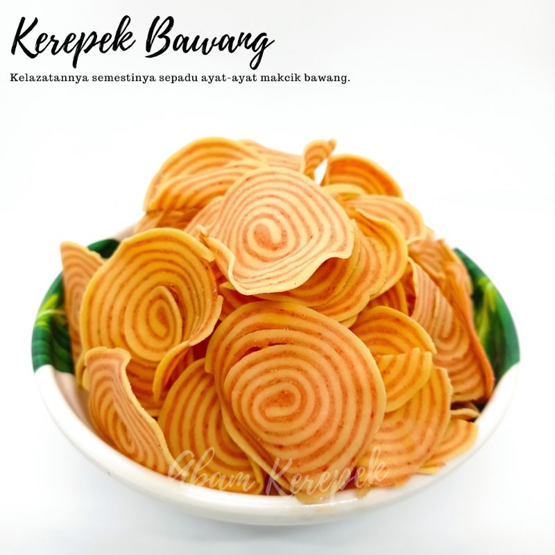 (Kuih Raya) Kerepek Bawang Ranggup Nipis / Onion Chips Viral Kerepek ...