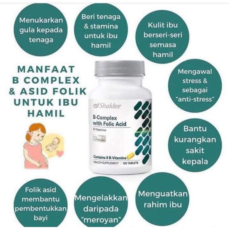 B Complex With Folic Acid Shaklee Shopee Malaysia