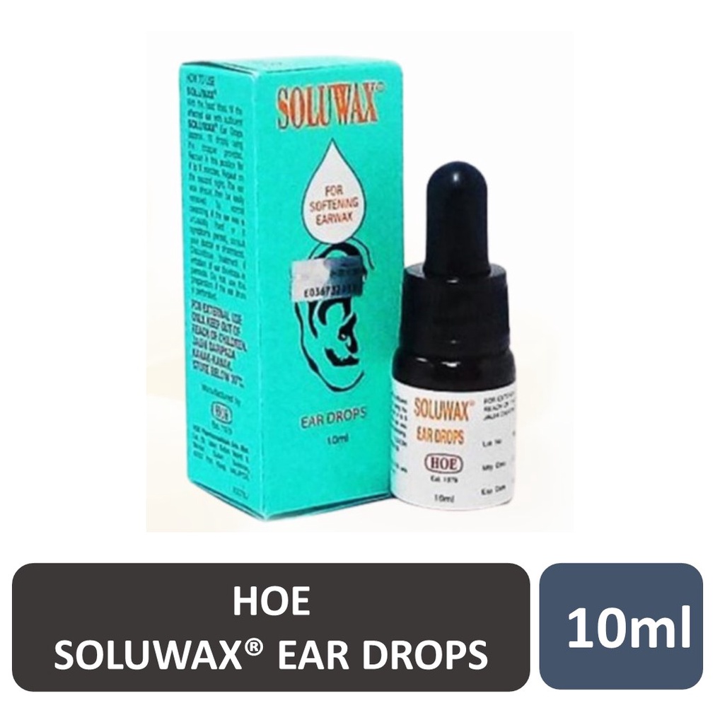 Soluwax Ear Drops 10ml Exp Sep 2022 Shopee Malaysia