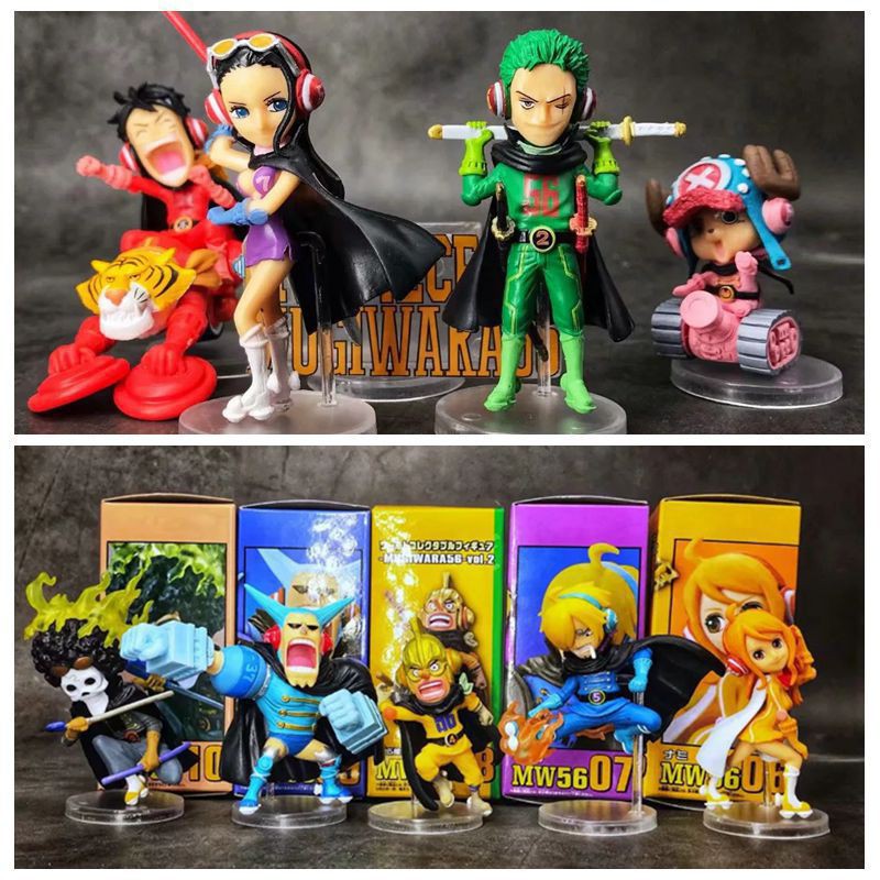 One Piece Luffy Nami Zoro Germa Modeling Action Figure 10 In 1 Set Fast Delivery Shopee Malaysia