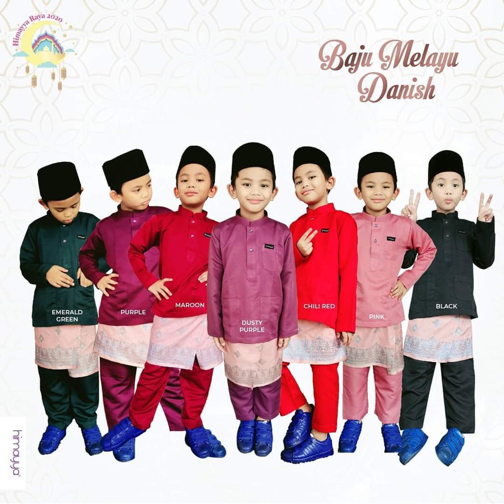 DANISH BAJU MELAYU  KANAK KANAK LELAKI EDISI 1  UMUR 6 