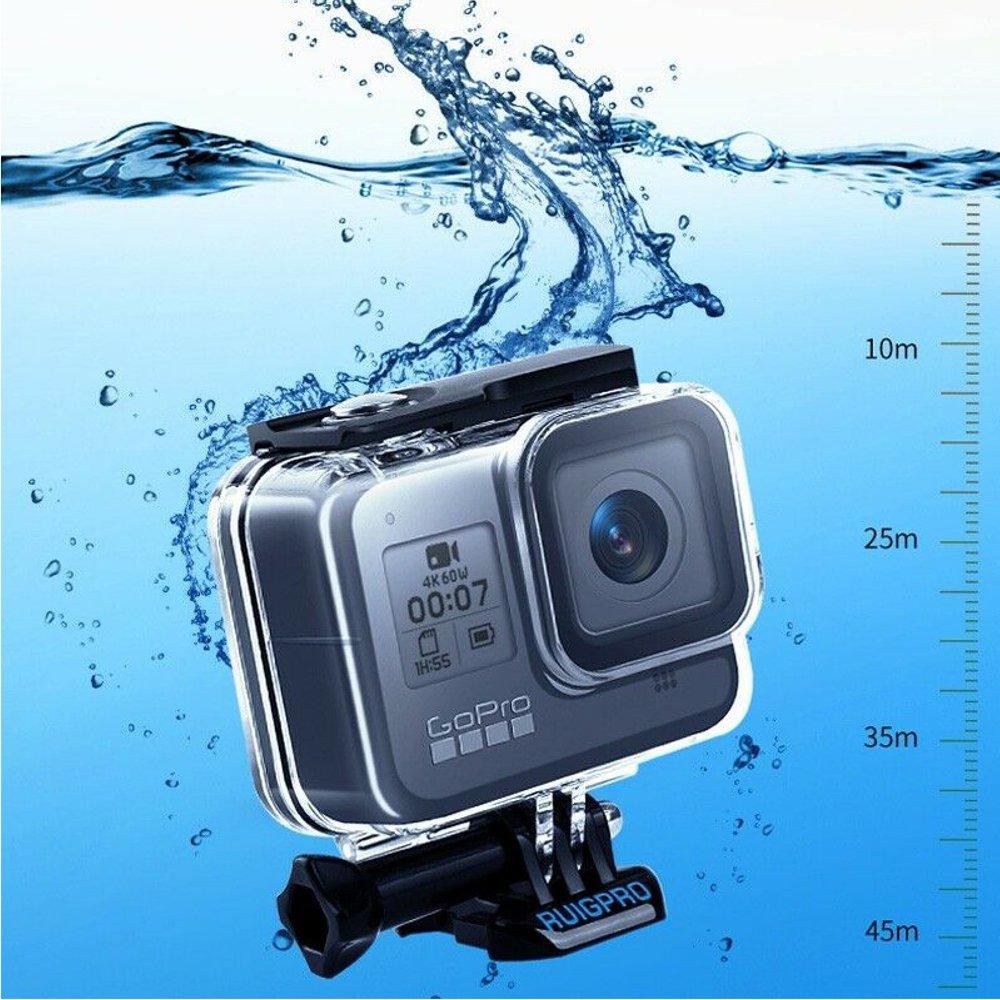 GoPro Hero8 Black Waterproof Case 60meter Waterproof Casing Hero 8 Black Underwater Case.