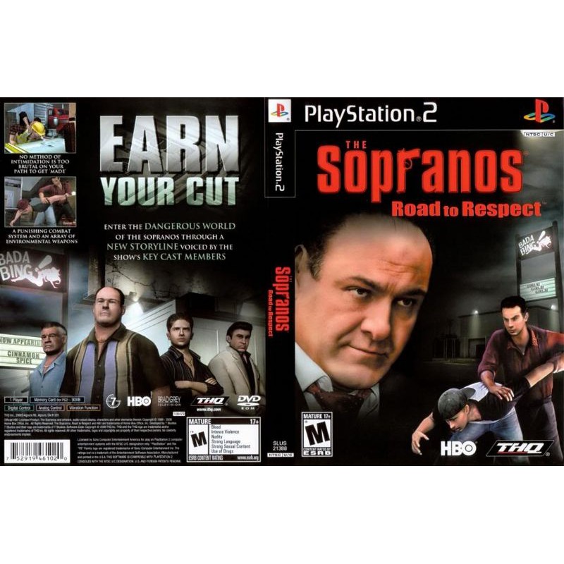 PS2 CD DVD GAMES (The Sopranos Road to Respect) Shopee Malaysia