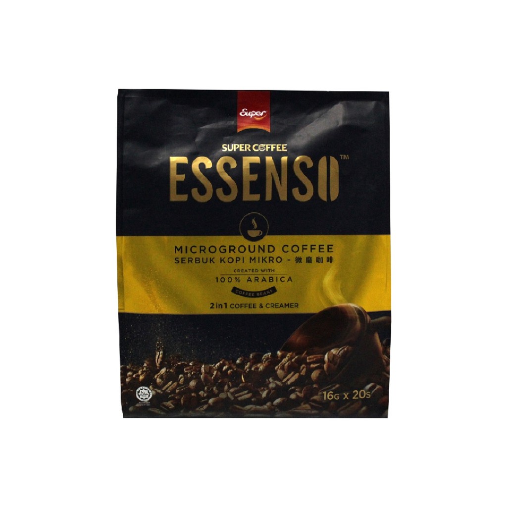 Super Coffee Essenso 2 in 1 Microground Coffee & Creamer (16g x 20